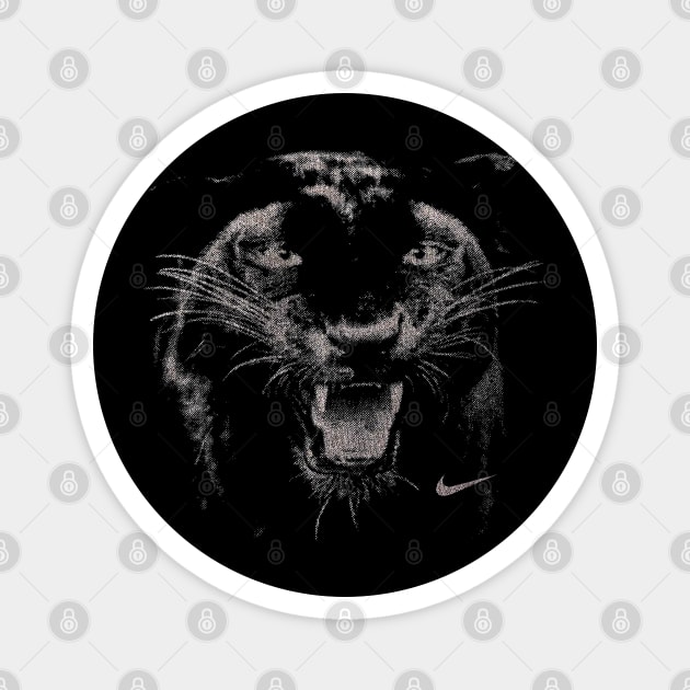 Centralia Panthers - Black Cat Magnet by nicklower